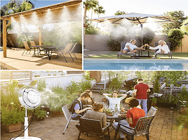 What is a outdoor mist cooling system?