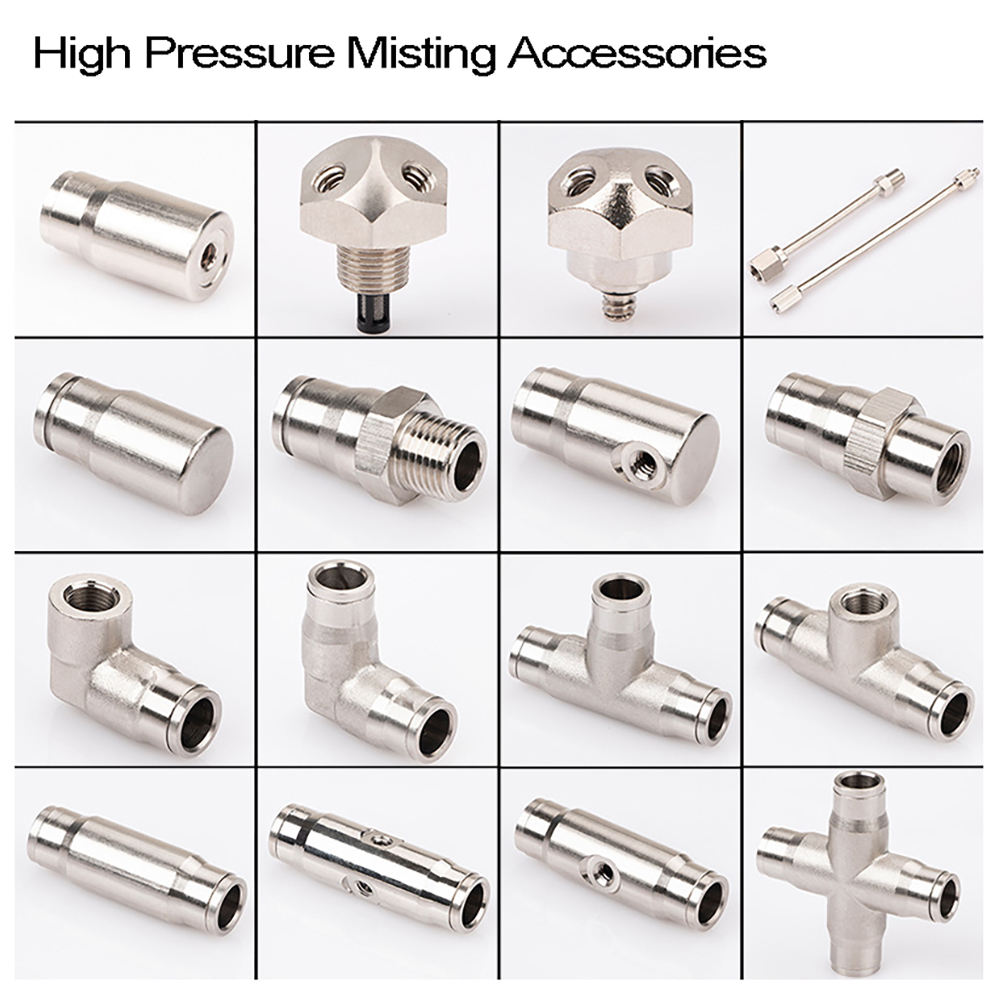 High pressure misting system slip lock