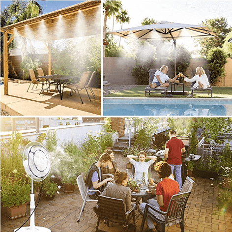 what is a outdoor patio mist system