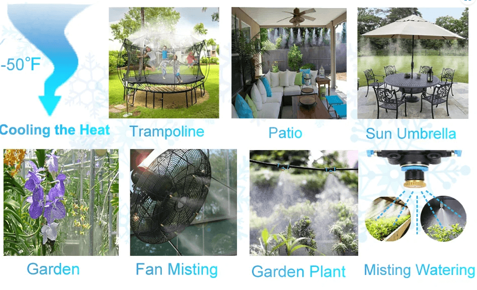 what is a outdoor patio mist system