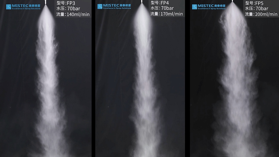 misting nozzle sizes