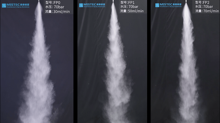 misting nozzle sizes