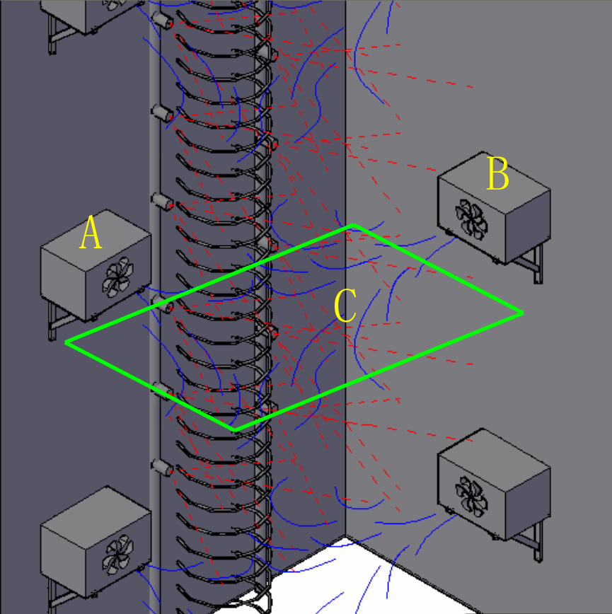  misting system for cooling apartment air conditioning